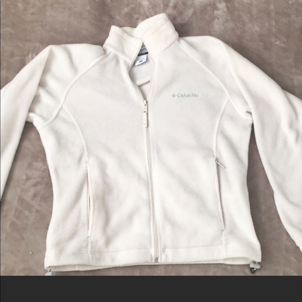 Cream Columbia fleece